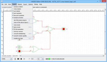 ACTEL ACT1 mux-based logic cell screenshot 4