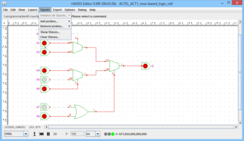 ACTEL ACT1 mux-based logic cell screenshot 5