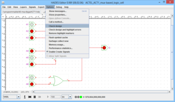 ACTEL ACT1 mux-based logic cell screenshot 7
