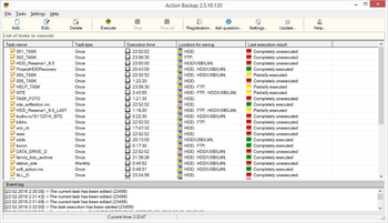 Action Backup screenshot
