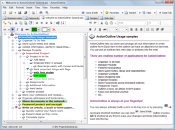ActionOutline screenshot 3