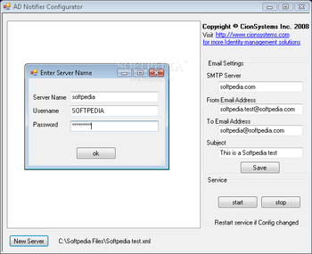 Active Directory Change Notifier screenshot