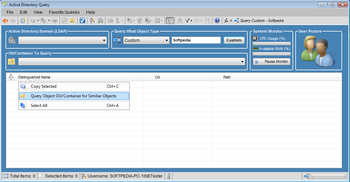 Active Directory Query screenshot