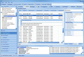 Active Directory Reports screenshot