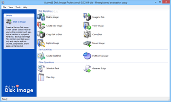 Active@ Disk Image Professional screenshot