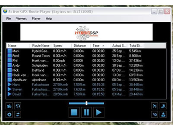 Active GPX Route Player screenshot