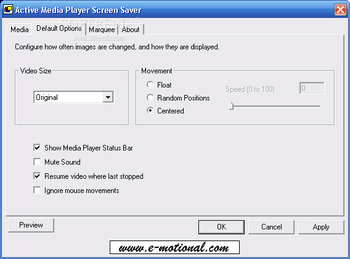 Active Media Player Screen Saver screenshot 2
