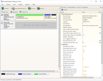 Active@ Partition Manager screenshot 2