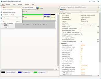 Active@ Partition Manager screenshot 3