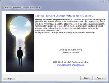 Active@ Password Changer screenshot 4