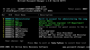 Active Password Changer screenshot 4