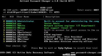 Active Password Changer screenshot 5
