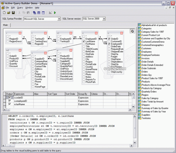 Active Query Builder ActiveX Edition screenshot 2