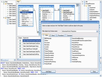 Active Query Builder for .NET screenshot