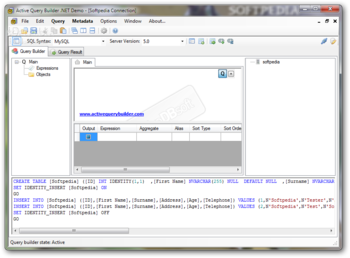 Active Query Builder .NET Edition screenshot
