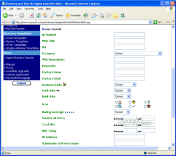 Active Search Engine screenshot 2