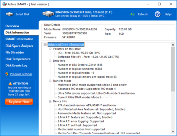 Active SMART screenshot 2