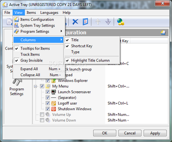 Active Tray screenshot 3
