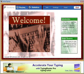 Active Typing Tutor screenshot
