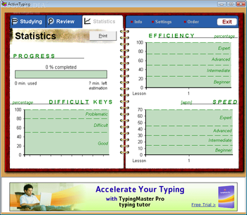 Active Typing Tutor screenshot 4