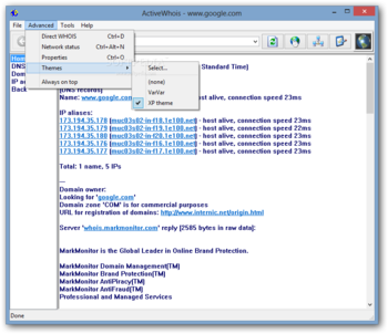 Active Whois screenshot 2
