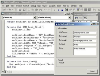 ActiveEmail SMTP E-mail Toolkit screenshot 2