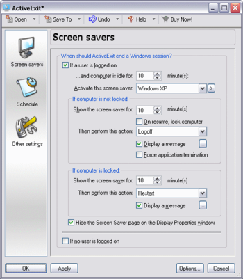 ActiveExit XP screenshot