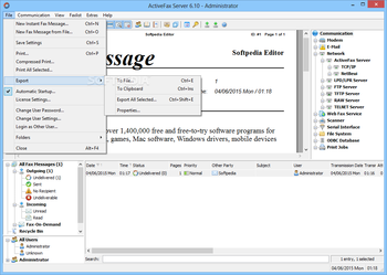 ActiveFax screenshot 2