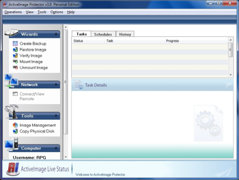 ActiveImage Protector Free Personal Edition screenshot