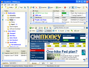 ActiveURLs Check&Get - Web-Monitor, Bookmark Manager and Web-Page Archiver screenshot 3