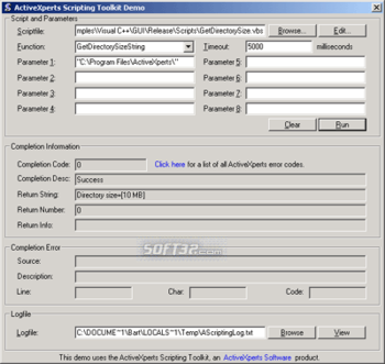 ActiveXperts Scripting Toolkit screenshot 2