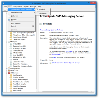ActiveXperts SMS Messaging Server screenshot 2