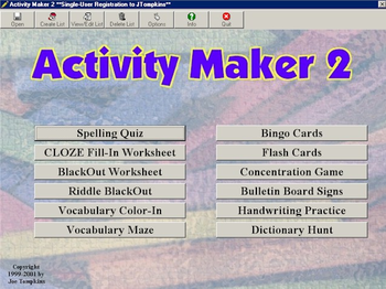 ActivityMaker 2 screenshot