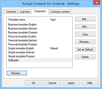 Actual Contacts for Outlook screenshot 10