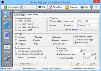 Actual Keylogger screenshot 6