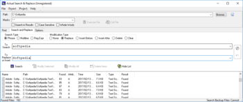 Actual Search & Replace screenshot 2