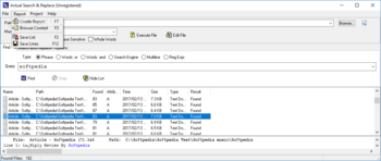 Actual Search & Replace screenshot 5
