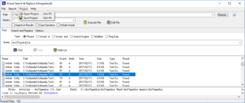 Actual Search & Replace screenshot 6