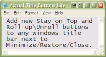 Actual Title Buttons Lite screenshot