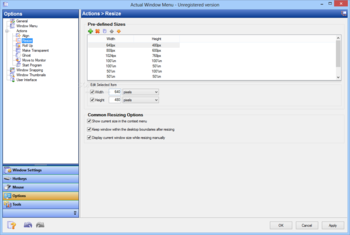 Actual Window Menu screenshot 10