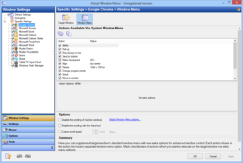 Actual Window Menu screenshot 4