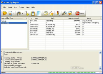 Actual Zip Repair screenshot 2