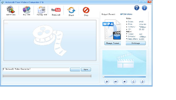 Actusoft Free Video Converter screenshot