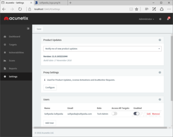 Acunetix Web Vulnerability Scanner screenshot 16