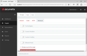 Acunetix Web Vulnerability Scanner screenshot 5