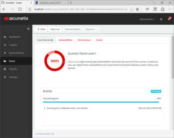 Acunetix Web Vulnerability Scanner screenshot 8