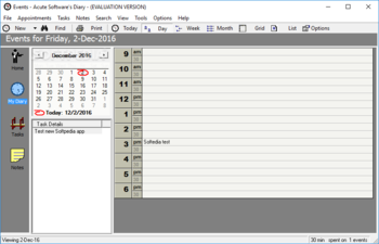 Acute Softwares Diary screenshot 10
