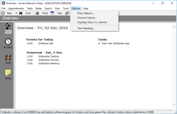 Acute Softwares Diary screenshot 9
