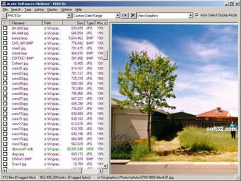 Acute Softwares Filelist screenshot