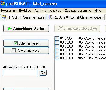 ACX profiSUBMIT screenshot 2